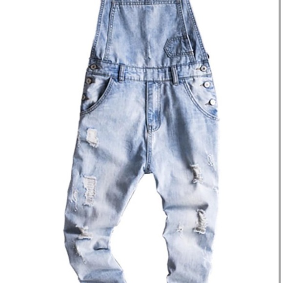 Men’s Denim Overalls - Picture 2 of 2